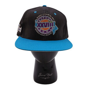 Vintage NFL Super Bowl XXVIII Snapback Hat - 1994 Cowboys vs. Bills